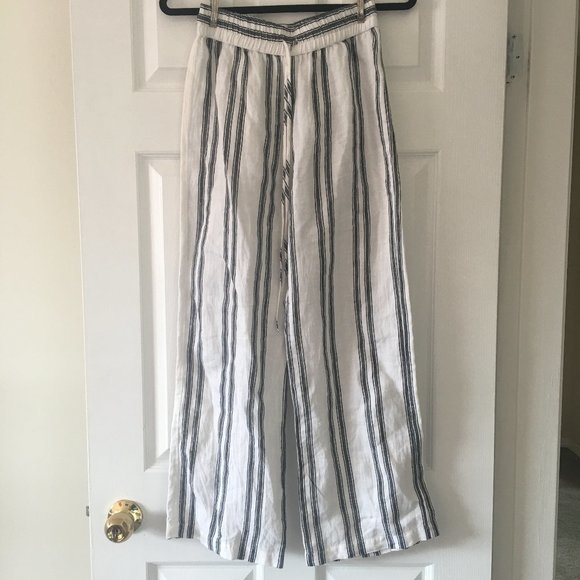 Reformation Striped Linen Pants - Picture 4 of 7